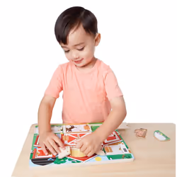 Melissa & Doug - 14592 - Magnetic Farm Hide & Seek Board