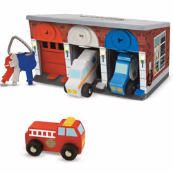 Melissa And Doug Keys & Cars Rescue Garage Wooden Toy