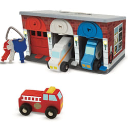 Melissa And Doug Keys & Cars Rescue Garage Wooden Toy