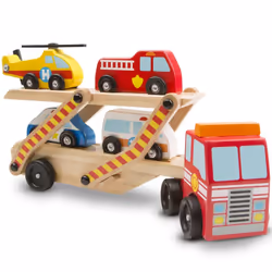 Childrens Melissa & Doug Emergency Vehicle Carrier Toy Age 3+