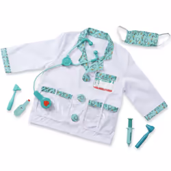 Melissa & Doug Doctor Role Play Costume Set (Age 3 to 6)