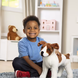 Melissa & Doug Giant Jack Russell Terrier - Lifelike Stuffed Animal Dog
