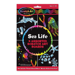 Melissa & Doug Scratch Art Activity Kit - Sea Life