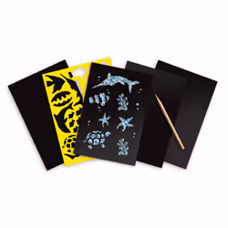 Melissa & Doug Scratch Art Activity Kit - Sea Life