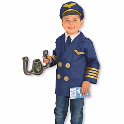 Childrens Melissa and Doug Pilot Fancy Dress Costume One Size