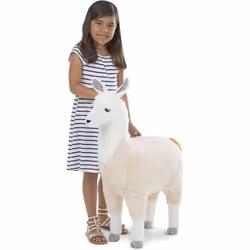 Melissa & Doug Llama Stuffed Animal Large Soft Plush Toy New Kids Childrens