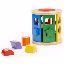 Melissa & Doug Match and Roll Shape Sorter