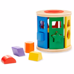 Melissa & Doug Match and Roll Shape Sorter