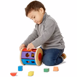 Melissa & Doug Match and Roll Shape Sorter