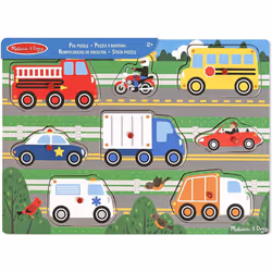 Melissa & Doug Vehicles Puzzle - 8 Pieces