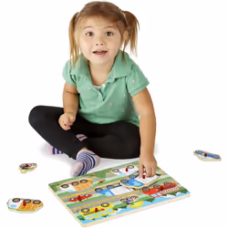 Melissa & Doug Vehicles Puzzle - 8 Pieces
