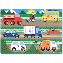Melissa & Doug Vehicles Puzzle - 8 Pieces
