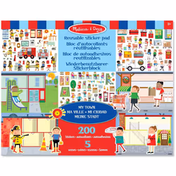 Melissa & Doug Reusable Sticker Pad - MyTown