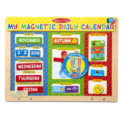 Melissa & Doug 19253 My Magnetic Daily Calendar, Multi-Colour, 40X30X3
