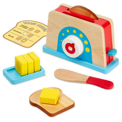 Melissa & Doug Bread & Butter Toaster Set