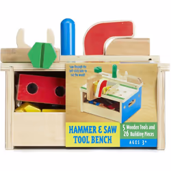 Melissa & Doug Hammer and Saw Tool Bench