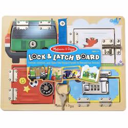 Melissa & Doug Lock & Latch Board