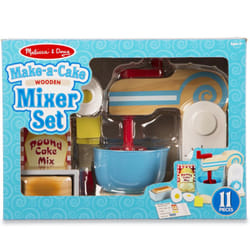 Melissa & Doug 9840 Wooden Make-a-Cake Mixer Set - New, Sealed