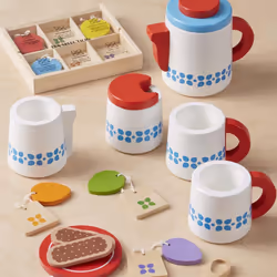 Melissa & Doug Steep and Serve Wooden Tea Set Brand New & Sealed