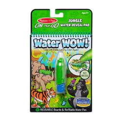 Melissa & Doug On The Go Water Wow! Reusable Water-Reveal Coloring Activity Pad - Jungle - Party Favors  Stocking Stuffers  Travel Toys For Toddlers