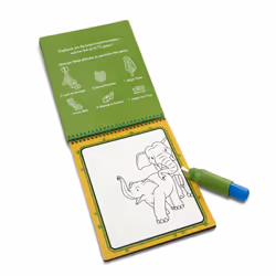 Melissa & Doug On The Go Water Wow! Reusable Water-Reveal Coloring Activity Pad - Jungle - Party Favors  Stocking Stuffers  Travel Toys For Toddlers