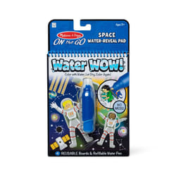 Melissa & Doug On The Go Water Wow! Reusable Mess-Free Water-Reveal Activity Pad - Space - Party Favors  Stocking Stuffers  Travel Toys For Toddlers