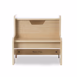 Melissa & Doug Kids Wooden Step Stool - Light Natural Finish