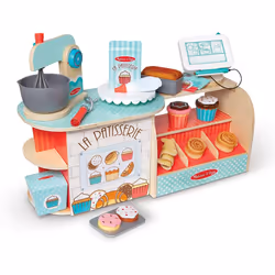 Melissa & Doug Wooden La Patisserie Bakery Montessori Kids Food Toy