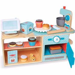 Melissa & Doug Wooden La Patisserie Bakery Montessori Kids Food Toy