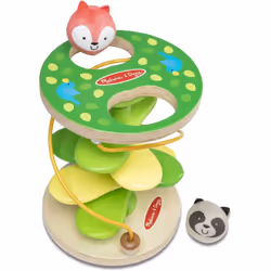 Melissa & Doug Rollables Wooden Treehouse Twirl Infant and Toddler Toy