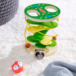 Melissa & Doug Rollables Wooden Treehouse Twirl Infant and Toddler Toy