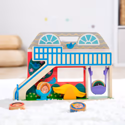 Melissa & Doug GO Tots Wooden Toy Schoolyard Tumble