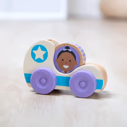 Melissa & Doug GO Tots Wooden Star Car (1 Car, 1 Disc) Toy