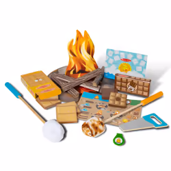 Melissa & Doug Let's Explore Campfire S'Mores Play Set - Play Campfire