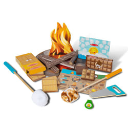 Melissa & Doug Let's Explore Campfire S'Mores Play Set - Play Campfire