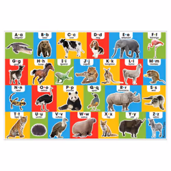 Melissa & Doug Animal Alphabet Floor Puzzle - 24 Pieces