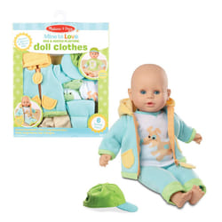 Melissa & Doug Mine to Love Mix & Match Playtime Doll Clothes for 12-18 Unisex Dolls (6 pcs)