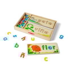 Melissa & Doug Spanish See & Spell Educational Language Learning Toy - FSC Certified