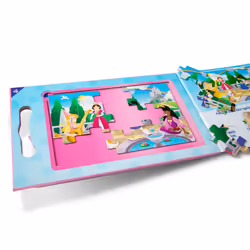 Melissa & Doug Take-Along Magnetic Jigsaw Puzzles Travel Toy Princesses (2 15-Piece Puzzles)