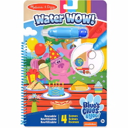 Melissa & Doug Blue's Clues & You! Water WOW! Shapes Water Reveal Travel Activity Pad