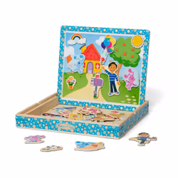 Melissa & Doug Blue's Clues & You! Wooden Magnetic Picture Game (48 Pieces)