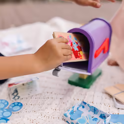 Melissa & Doug Blue's Clues & You! Wooden Mailbox Play Set