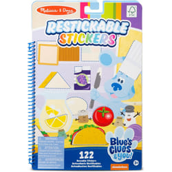 Melissa & Doug Blue's Clues Shape & Colour Reusable Sticker Pad - 122 Stickers