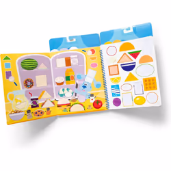 Melissa & Doug Blue's Clues Shape & Colour Reusable Sticker Pad - 122 Stickers