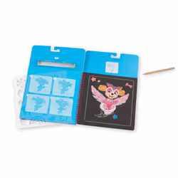 PAW Patrol Scratch Art Pad - Skye colour Reveal Travel Activity Pad