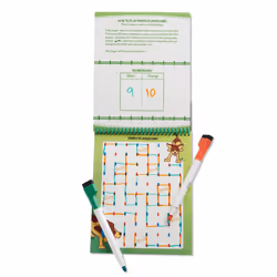 Melissa & Doug Wipe-off Activity Pad - Animal Games