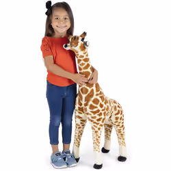 Melissa&Doug 40431 Standing Baby Giraffe Plush | Soft Toy | Animal | All Ages | Gift for Boy Or Girl, 0.9M
