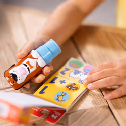 Sticker WOW Dog Bundle: 24-Page Activity Pad, Sticker Stamper, 500 Stickers, Arts and Crafts Fidget Toy Collectible Character