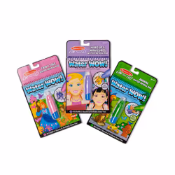 Melissa & Doug On the Go Water Wow! Reusable Water-Reveal Activity Pads  3-pk  Makeup  Fairy Tales  Animals - Travel Toys  Pa ...