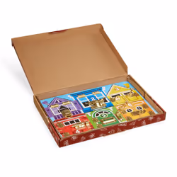 Melissa & Doug Wooden Latches Board Sensory Activity Toy For Kids  Doors And Locks Toy  Wooden Busy Board  Toddler Toys For Ages 3+